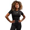 Ringhorns Venum Halo Rashguard - Maniche Corte da Donna, Nero, XL