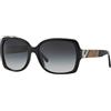 Burberry Donna 0BE4160 34338G 58 Occhiali da sole, Nero (Black/Grey Gradient)