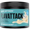 Body Attack FlavTASTIC® White Chocolate Coconut 250g/83 porzioni - Polvere aromatizzante dal sapore intenso,Da gustare caldo o freddo,Ideale per dolci,Con vere scaglie di cioccolato,Made in Germany