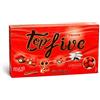 Generico Crispo Confetti Top Five Mix 5 Gusti Sfumati ROSSI - Confetti Assortiti al Cioccolato, Mandorla, Nocciola e Cereali per Confettata, Bomboniere, Laurea, Matrimonio, Anniversario, Eventi 1Kg