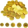 100 pezzi / set fiches da poker 5 10 20 50 100 monete giochi da casinò pirata