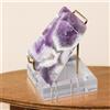1pc Acrilico Del Banco di mostra Della Pietra Preziosa Minerali Geode Rocce