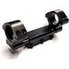 Attacco slitta ammortizzato per ottica per base 11mm con anelli 25/30mm plinking