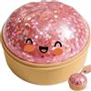 Generico Gigante Glitter Squishys Ravioli, Glitter Dumpling Squishys, Divertente Giocattolo Antistress Bao Bun Con Vaporiera, Morbida Pallina Antistress Ravioli Spremere Giocattoli,Adatto agli adulti
