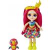 Enchantimals Pappagallo pesca (10,2 cm) e chiacchierone, ottimo regalo per bambini dai 4 anni in su, HCF99