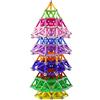 Fyxttalor Costruzione Magnetica Bambino, Set STEM con Bastoncini Magnetici (144pcs)