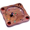 LOGOPLAY Roulette Tirolese - Trottola, Gioco di Abilità e Società - Tavolo in Legno, Verde, Rosso