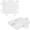Fukaisu 30pz Puzzle Vuoti Su Cui Disegnare, 23x20 cm Puzzle Vuoto Disegnabile per Progetti di Pittura e Artigianato Fai Da Te per Adulti e Bambini