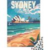 KEZXWCBMN Opera House Sydney Paesaggio Puzzle 1000 Pezzi Carta Puzzle per Adulti Vista Costiera Puzzle per Famiglia Relax Casa Regalo 38x26cm/1000pcs