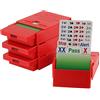 Bridge Partner Bidding Boxes- Carte di 100% plastica - Rosso