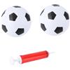 ZUNOXAZ Mini Palloni da Calcio Educativi per Palline Bianche e Pompa Gioco Indoor Outdoor per Ragazzi e Ragazzo Materiale Resistente e Design