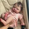 Lonian Reborn Dolls 20 Pollici Reborn Babies Bambole Ragazze Realistico Bambino Panno Corpo Dormire Reallife Neonato Look Reale Realistico Ragazza Occhi Chiusi