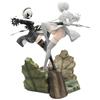 Zhongkaihua Set di 2 figure d'azione Automata 2B da 24 cm YoRHa No. 2 in PVC di tipo B con base modello Yorha 2B Figure da collezione per i fan del gioco