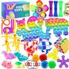 Lubibi 30 PCS Fidget Toys Set,Set di Giocattoli Sensoriali,Fidget Toys Pack,con Push Bubble Fidget,Sensory Toy per Alleviare Stress e Ansia,per Regali di Feste, Premi,Gadget Compleanno Bambini Adulti