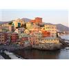 YUXU 500(52x38cm) pezzi di Puzzle, Un Puzzle di Paesaggio Architettonico colorato in un villaggio di pescatori di Genova, Italia