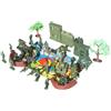 TOYANDONA Set di Giocattoli Militari 37 in Plastica , Veicoli e Accessori per Bambini, per Giochi di Ruolo e Feste, Esercita Immaginazione e Conoscenza Stili multipli
