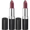 Rimmel London Rimmel Rosetto Lasting Finish Bullets, Lunga Durata, Finish Satinato, 4g, 066 Heather Shimmer (Confezione da 2)