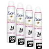DOVE - Deodorante da donna Zinc Protect - Spray - 0% alcool - Invisible Care - 72 ore di protezione anti-odore - 200 ml (Confezione da 4)