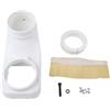 zeroupshop Efficiente pulitore antipolvere per mandrini router CNC Materiale in nylon resistente con fibbia antiscivolo Push Pull per una vestibilità sicura (85 mm)