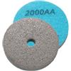 QUARKZMAN 2pcs Tamponi diamantati blu-grigi da 3 2000 grani - Dischi spugna abrasivi in fibre con smeriglio per lucidatura a umido di marmo, cemento e pietra