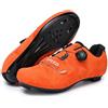 YIENHUI Scarpe da Ciclismo da Uomo E da Donna Scarpe da Ciclismo Anti-Scivolo su Strada per Indoor E Outdoor Unisex Scarpe Sportive Spin Traspiranti E Comode-Orange||Numeric_40