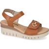 Valleverde Sandali Donna 55590 in Pelle Cuoio Scarpe Casual Comode, Leggere e Flessibili, Ideali per Primavera Estate. EU 37