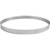 GOBEL - Cerchio per torta perforato - Cerchio per pasticceria perforato - INOX - Ø 24 cm - Altezza 2 cm - Qualità professionale - Made in France, Silver