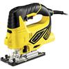 TROTEC Seghetto alternativo PJSS 12-230V - 850 Watt, profondità di taglio legno 80 mm, alluminio 12 mm, metallo 8 mm, luce da lavoro a LED, livelli di corsa del pendolo 3, angolo di taglio