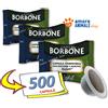 Borbone 400 Capsule → Caffè Borbone Compatibili BIALETTI - Miscela LIGHT BLUE e DEK Deca