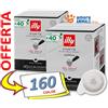 Illy 160 → Cialde ILLY Caffè Carta Filtro ESE 44 - Caffe Tostatura dal Gusto FORTE
