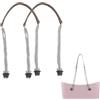 Generico Manici Borsa,Manici per Borse Uncinetto,Manici per Borse Lunghi Corti Sottili Manici in Pelle PU tracolle per O Bag Manici per Borse da Tenere a Mano per la Realizzazione (caffè)