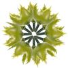 NIYANGLE 100 Pezzi Calici di Fiori Finti in Plastica Verdi, Contenitori per Sepali di Rosa per Fai da Te, Materiali Resistenti per Creazioni Floreali in Casa e Negozi di Bricolage