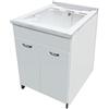 Mabel srl Mobile lavatoio con vasca e tavoletta 60x50x82 cm