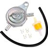 CYWVYNYT Rubinetto del carburante sottovuoto, rubinetto della valvola a 3 vie, interruttore del filtro del carburante. Adatto per GY6 50cc 60cc 80cc 125cc 150cc e Rex, Baotian, Honshu, Jinlin (b)
