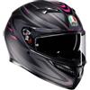 AGV K3 Syth Casco Moto Nero Opaco Rosa Taglia S