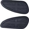 Fydun Decalcomania del Cuscinetto del Serbatoio del Carburante del Motociclo, Protezione del Cuscinetto del Serbatoio del Carburante in Gomma Adatta per Bonneville T100 T120 / Speed Twin /(Nero)