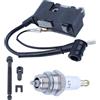 Adefol Modulo bobina di accensione per motosega 4500 5200 5800 45cc 52cc 58cc modulo bobina di accensione Adefol con vite di regolazione, candela di accensione, ricambi professionali per accessori motosega