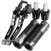 GAYANHU Kit leva di ricambio Per HONDA CBR600 F4i CBR 600 F4i 2001-2004 2005 2006 2007 Moto Leve Freno Frizione Manubrio Manopole Estremità(Titanium)