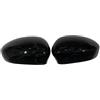 HBNTDA Calotte Specchio Compatibile Per FIAT Per PUNTO EVO 2009-2012 Calotta Specchietto Retrovisore Custodia Guscio Copri Specchietto Retrovisore(Glossy Black)