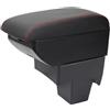 YJYWZH Bracciolo Centrale Per Renault Clio 5 Clio V 2019-2025 Con 6 Porte USB - Doppio Vano Portaoggetti, Funzione Portabicchiere Integrata, Comfort Di Guida