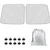 RASHION Parasole Compatibile con VW T5 T6 2003-2024 Portellone Posteriore Interno Tappetino Termico