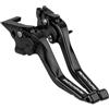 ATPONCX Leva freno frizione moto Leva freno frizione corta/adatta for KTM 790 890 Adventure RS 790 890 ADV R 2019-2023 maniglie regolabili for moto(Black)