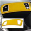 Generic Toworldit Accessori interni Alcantara Dashboard - Copertura decorativa per cruscotto compatibile con Chevrolet Corvette C7 2014-2019 (giallo)