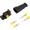 SeKi 10 connettori per cavi auto, 2 poli/connettore rapido; IP67 impermeabili; per auto, moto, barca