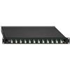 Rutenbeck Scatola di giunzione Basic Line 12 x LC-D OS2 verde - LC-Duplex Pannello di collegamento con fibre ottiche 2280...