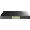 Cudy Switch Cudy Gigabit PoE+ GS1016EPS2, 16 porte, 200 W, 2 slot SFP da 1,25 Gbps, gestione di livello 2, montaggio su rack da 19"
