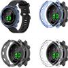 BoLuo 3 Pcs Silicone Cover compatibile con Garmin Forerunner 55,Morbida TPU Protettivo Case Skins Copertura Resistente Custodia,Smart Watch Shell per Garmin Forerunner 55/158 Accessories (color)