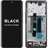 Generic AMOLED per Xiaomi Redmi Note 13 Pro+ 23090RA98C Display LCD Touch Screen Digitale per Note 13 Pro Plus 5G (Nero con Cornice)