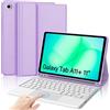 Occtingkind Custodia con Tastiera Bluetooth per Samsung Galaxy Tab A11+ 11 (2025) & A9+ 11 (2023), Cover Italiana QWERTY con Touchpad, Senza Retroilluminazione, Porta Penna, Lilla Chiaro