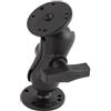 RAM MOUNTS Supporto superficie liscia con sfera di tipo C e asta piccola ram-mount RAM-101U-B